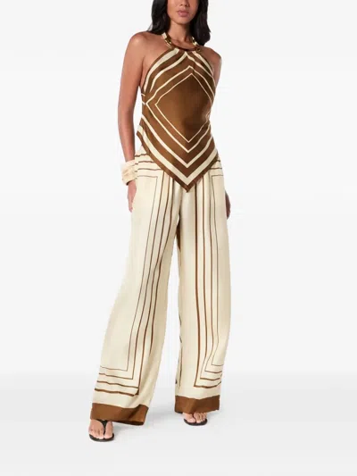 Nicholas Sandra Printed Palazzo Pants In Multi