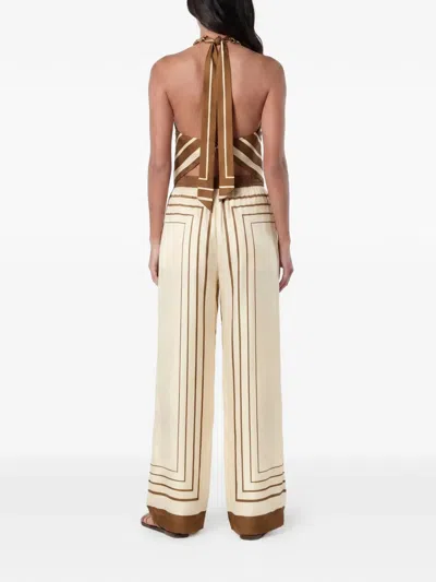 Nicholas Sandra Printed Palazzo Pants In Multi