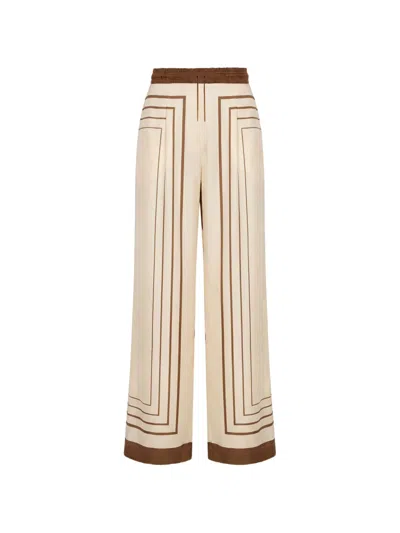 Nicholas Sandra Printed Palazzo Pants In Multi