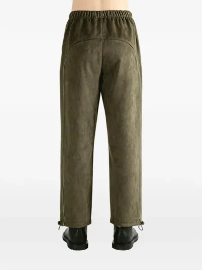 Essentials Drawstring Track Pants In Green