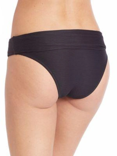 Shop Heidi Klein Mid-rise Bikini Bottom In Black