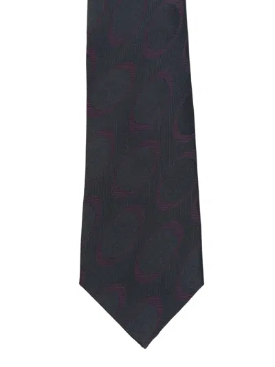 Tagliatore Pattern Tie In Blue