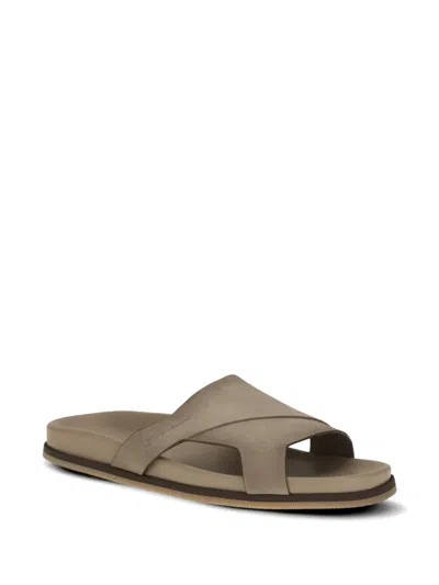 Santoni Cross-strap Sandals In Multi