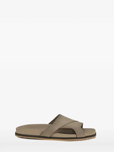 Santoni Cross-strap Sandals In Multi