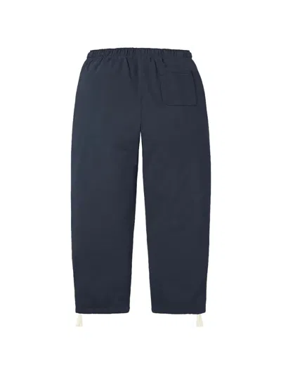 Supreme Small Box Drawstring Track Pants In Blue