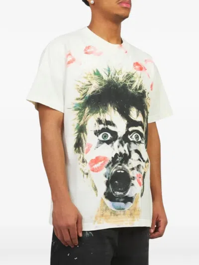 Hellstar Graphic-print T-shirt In White