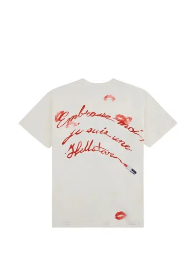 Hellstar Graphic-print T-shirt In White