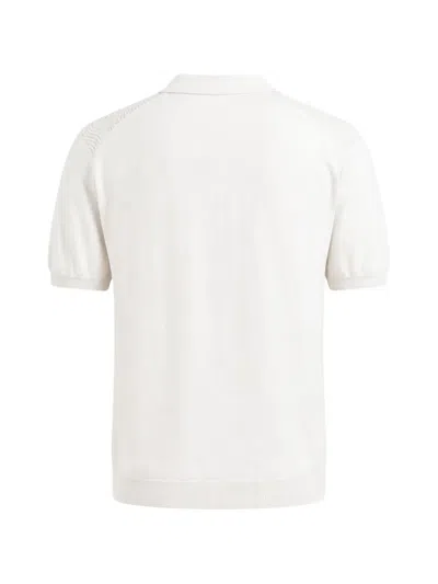 04651 / A Trip In A Bag Wave-pattern T-shirt In White