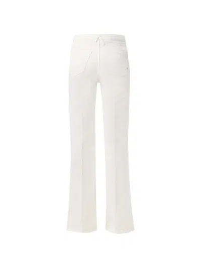 Cycle Pressed-crease Flared Jeans In White