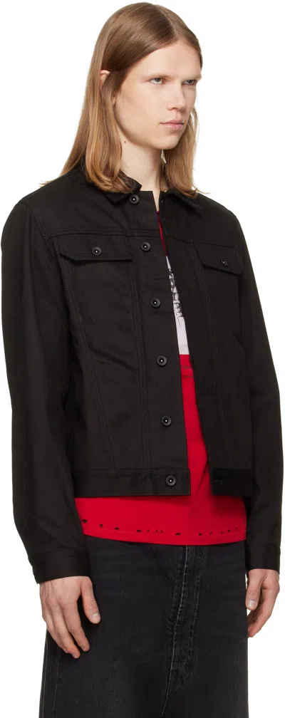 Jkeefer Black Jacob Type Three Denim Jacket In Black