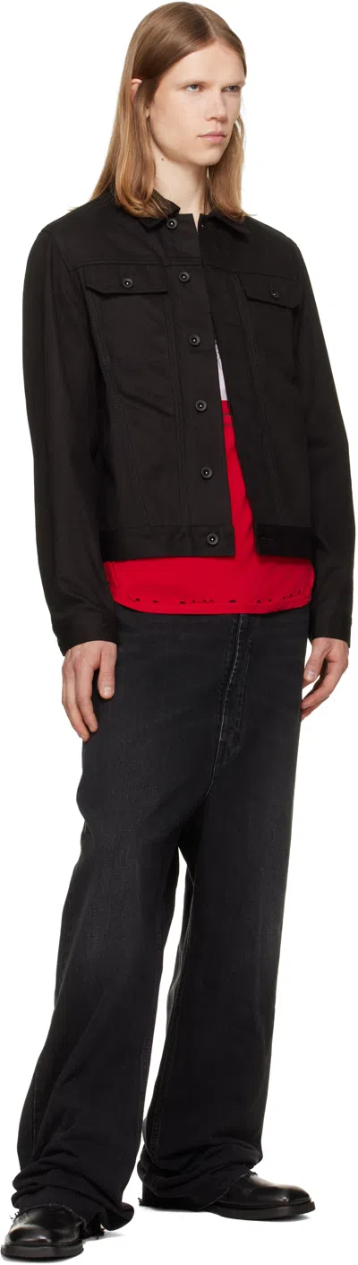 Jkeefer Black Jacob Type Three Denim Jacket In Black