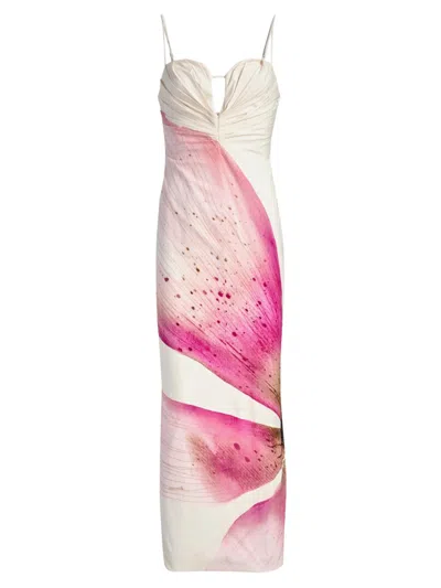 Significant Other Quentin Maxi Dress Petal Garden In White