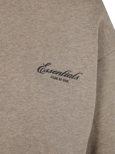 Essentials Logo-print Sweater In Animal Print