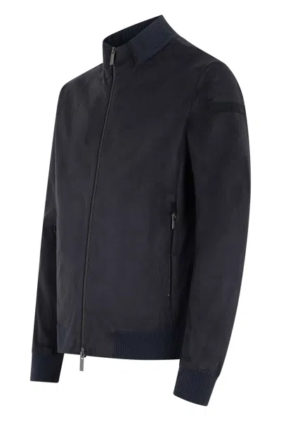 Rrd Light Velour Jacket In Black