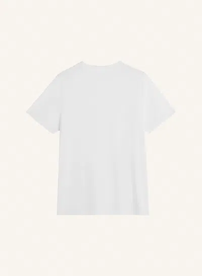 Maison Kitsuné Fox Patch T-shirt In White