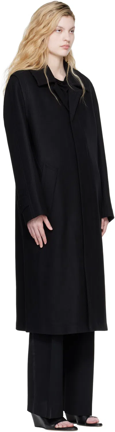 Rier Black Classic Loden Coat
