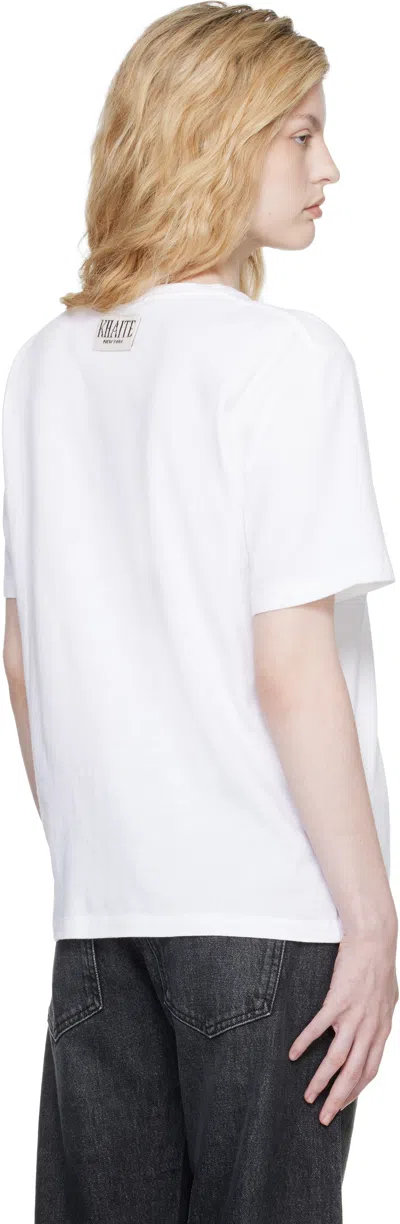 Khaite White Mae T-shirt In White