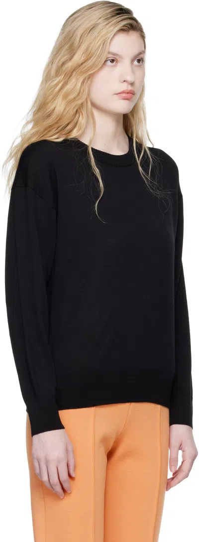 High Sport Black Jenna Pullover Sweater In Black