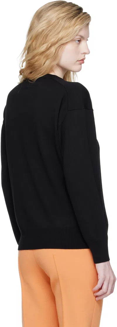 High Sport Black Jenna Pullover Sweater In Black