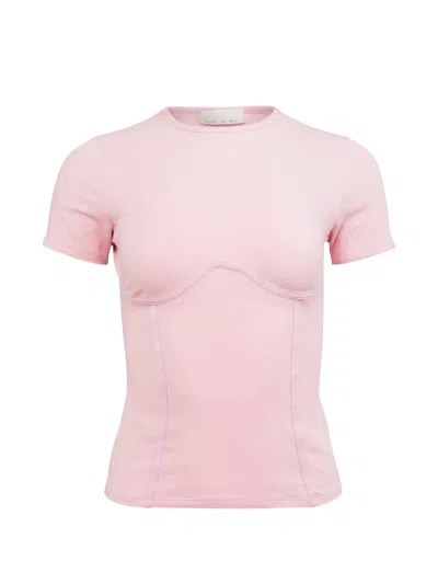 Fleur Du Mal Organic Cotton T-shirt Pink Lady