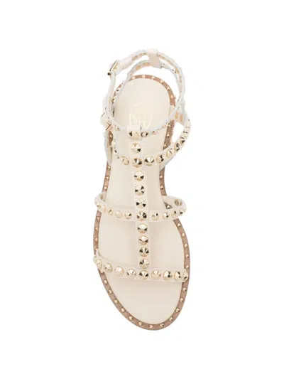 Ash Precious Stud-embellished Gladiator Sandals In Neutral