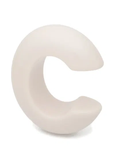 Neeka Studios Big Bangle Bracelet In White
