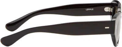Oliver Peoples Lerrue Oval Sunglasses In Black