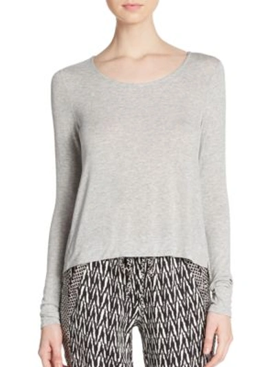 Ella Moss Boxy Heathered Top