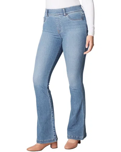 Spanx Pull-on Flare Jean In Blue