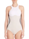 STELLA MCCARTNEY One-Piece Colorblock Swimsuit
