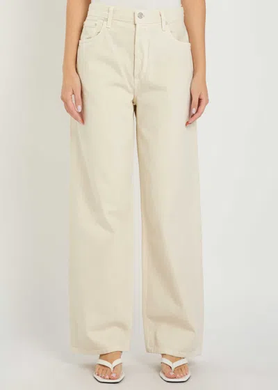 Agolde Arc Jeans In Neutral