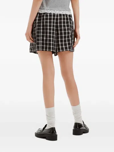 B+ab Check-pattern Shorts In Multi