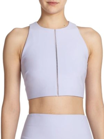 Elizabeth And James Solid Cropped Top