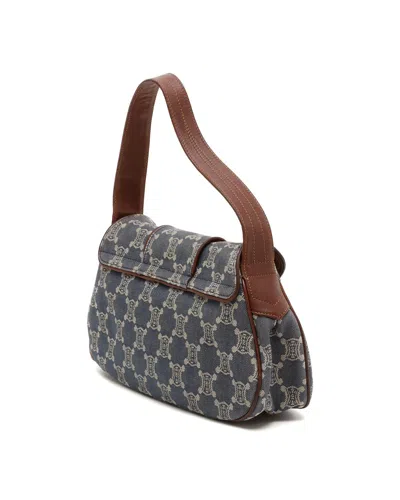 Celine Céline Macadam Shoulder Bag In Multi