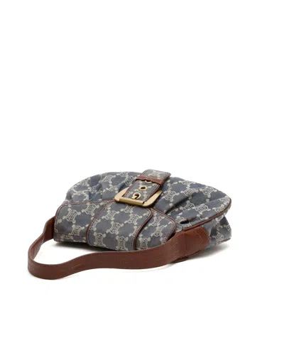Celine Céline Macadam Shoulder Bag In Multi