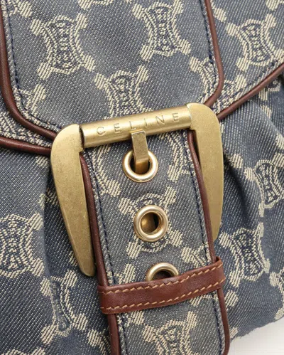 Celine Céline Macadam Shoulder Bag In Multi