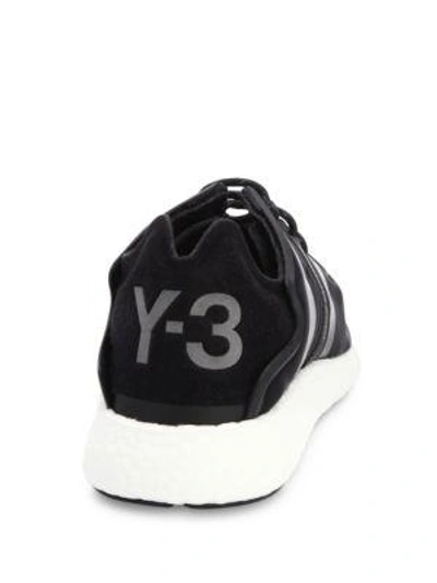 Shop Y-3 Yohji Boost Trainers In Black