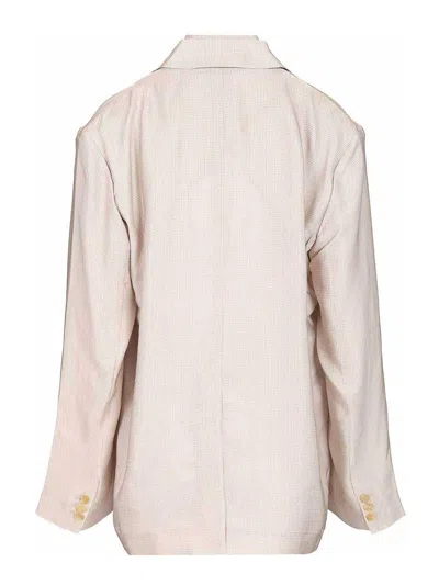 Acne Studios Single-breasted Jacket In Neutral