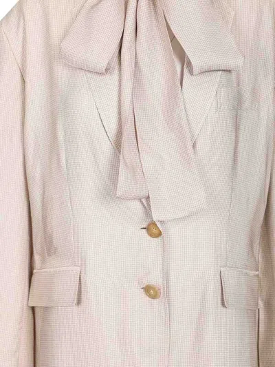 Acne Studios Single-breasted Jacket In Neutral