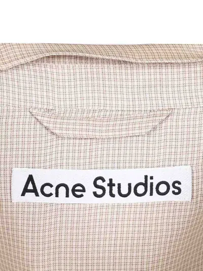 Acne Studios Single-breasted Jacket In Neutral