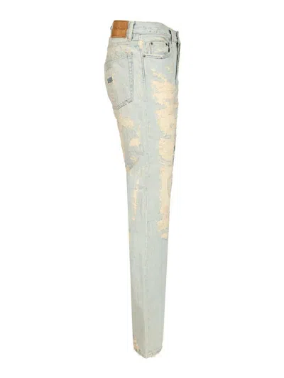 Acne Studios Repaired Effect Jeans - 2010m In Blue
