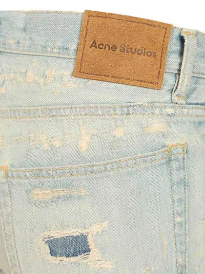 Acne Studios Repaired Effect Jeans - 2010m In Blue