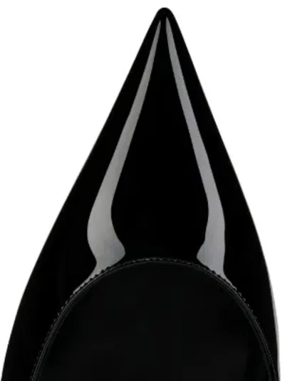 Christian Louboutin Women Miss Z 60mm Patent Calfskin Slingback Pump In Black