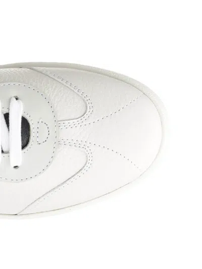 Ferragamo Achille Low-top Sneakers In White