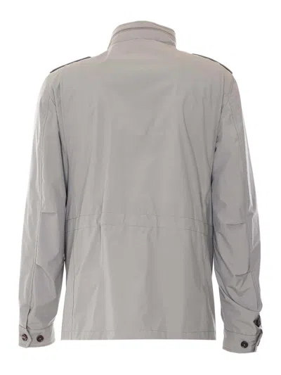 Moorer Grey Denver Jacket In Multi