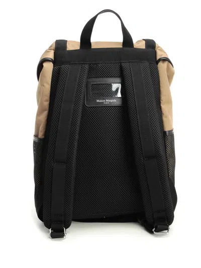 Maison Margiela Medium High-tech Backpack In Sand