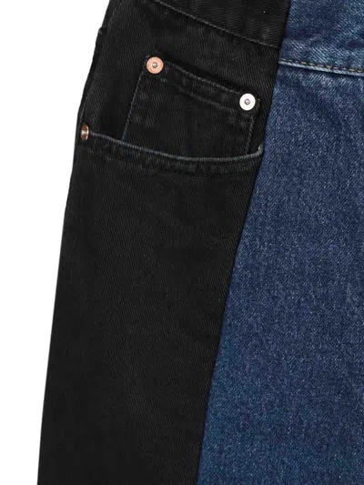 E.l.v Denim Chic Flared Jeans Multicolor In Multi
