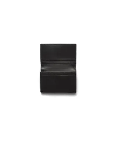Prada Saffiano Small Leather Wallet In Black