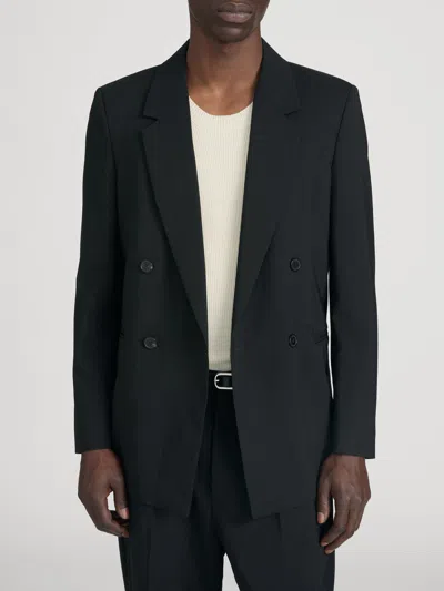 Frame Men's Tropical Wool Unlined Blazer In Black
