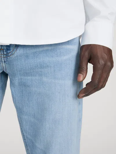Frame Belt Loop Jeans In Blue